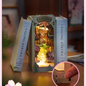 Book Nook Pétales de Sakura