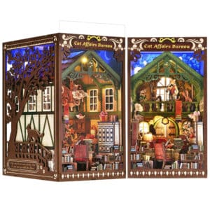 Book Nook Bureau des affaires félines