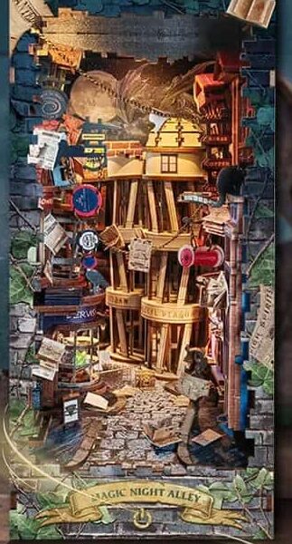 Book Nook L'allée magique nocturne