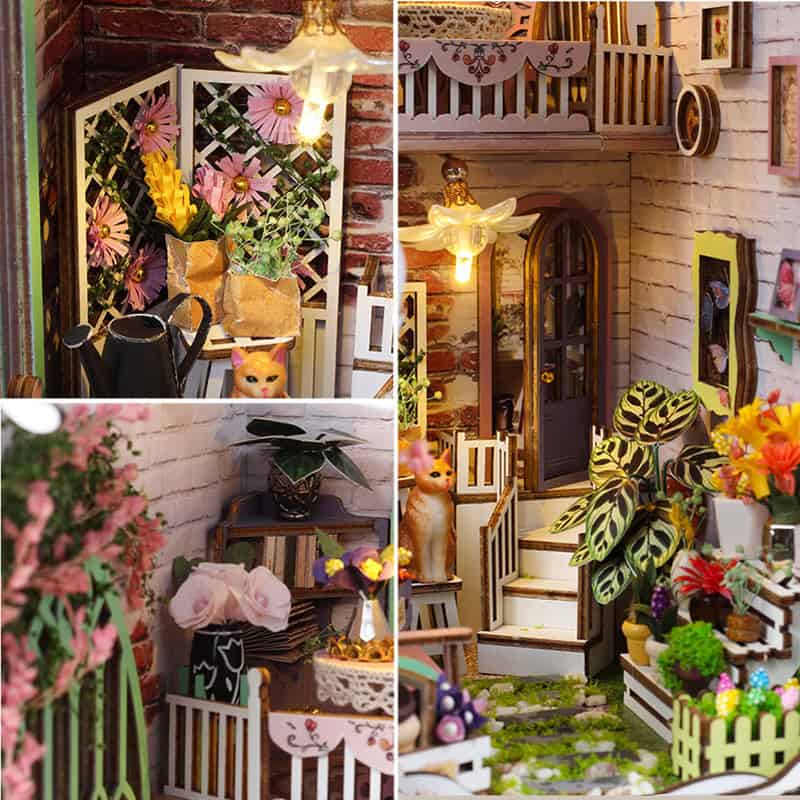 Book Nook Maison de fleurs