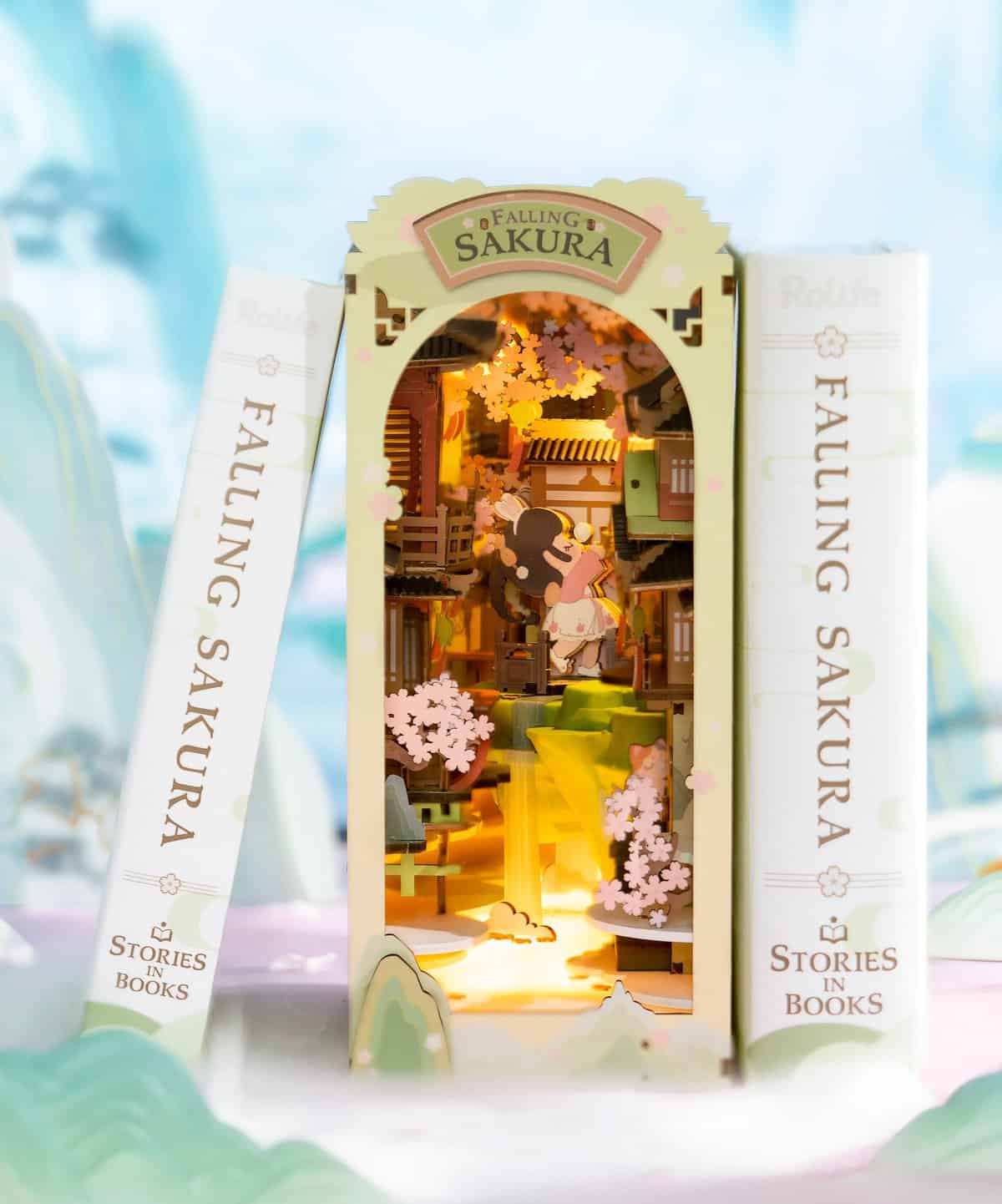 Book Nook Pétales de Sakura