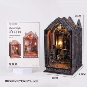 Book Nook Prière nocturne silencieuse