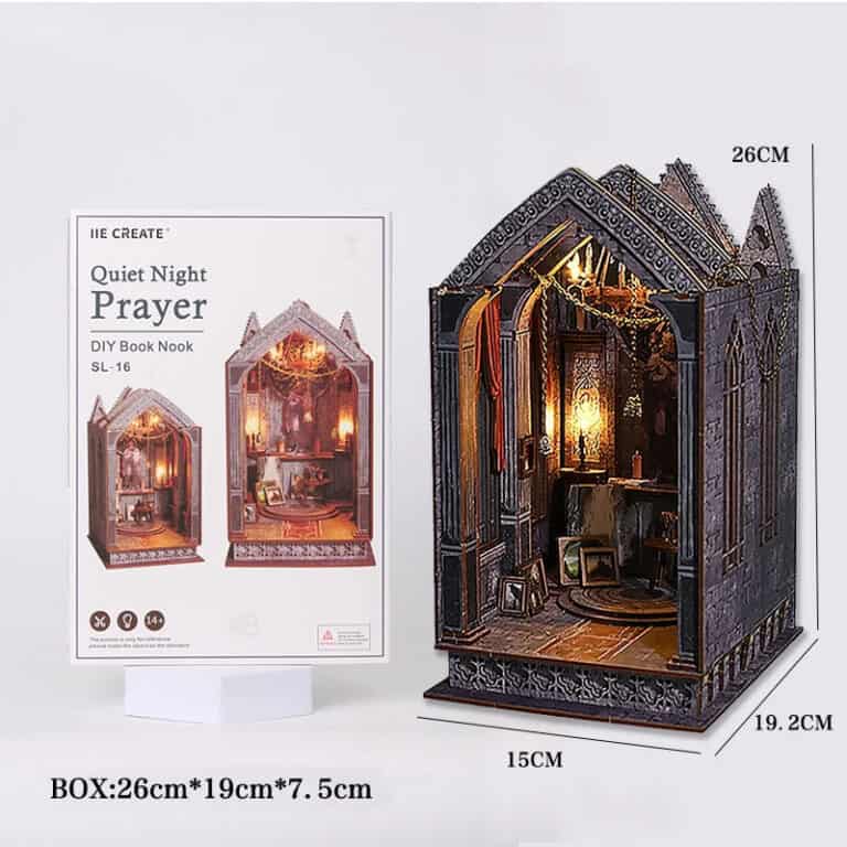 Book Nook Prière nocturne silencieuse