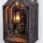 Book Nook Prière nocturne silencieuse