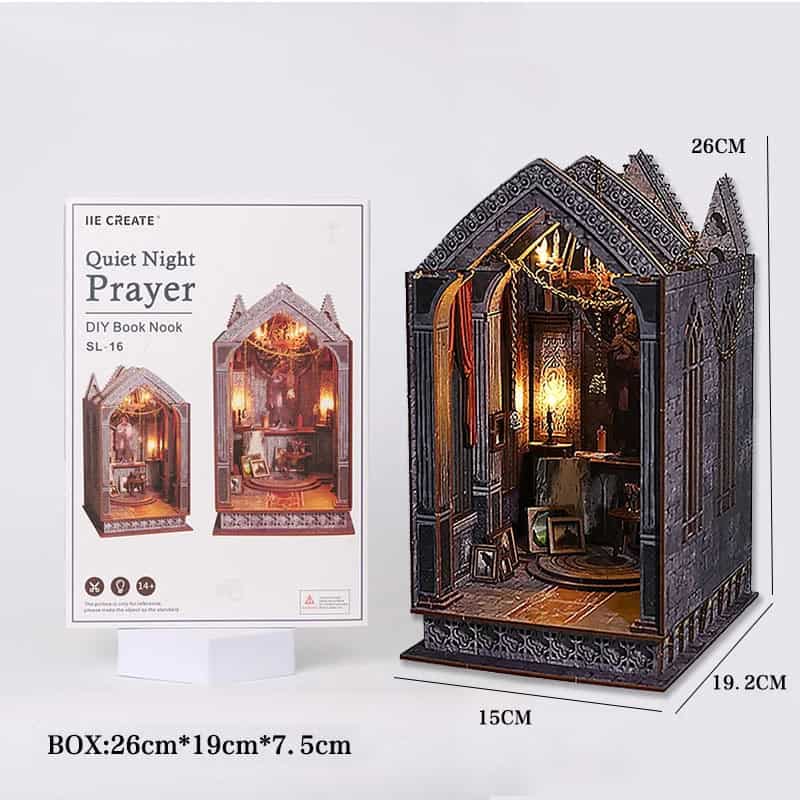 Book Nook Prière nocturne silencieuse