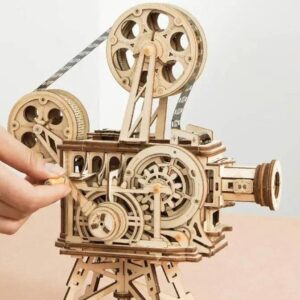 Puzzle 3D en bois Projecteur à manivelle