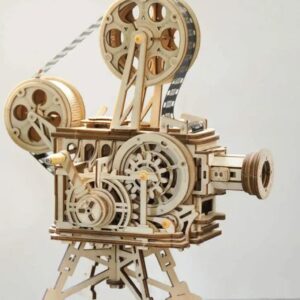 Puzzle 3D en bois Projecteur à manivelle