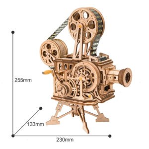 Puzzle 3D en bois Projecteur à manivelle