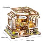 Maquette en bois Animalerie