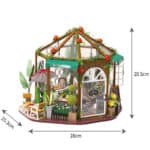 Maquette en bois Café-jardin