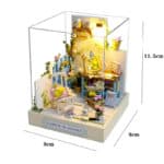 Maquette en bois coin du jardin