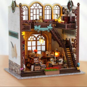 Maquette en bois Librairie