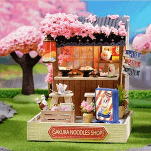 Maquette en bois Magasin de nouilles Sakura