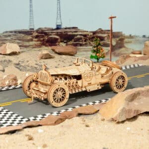 Maquette en bois Voiture de Grand Prix