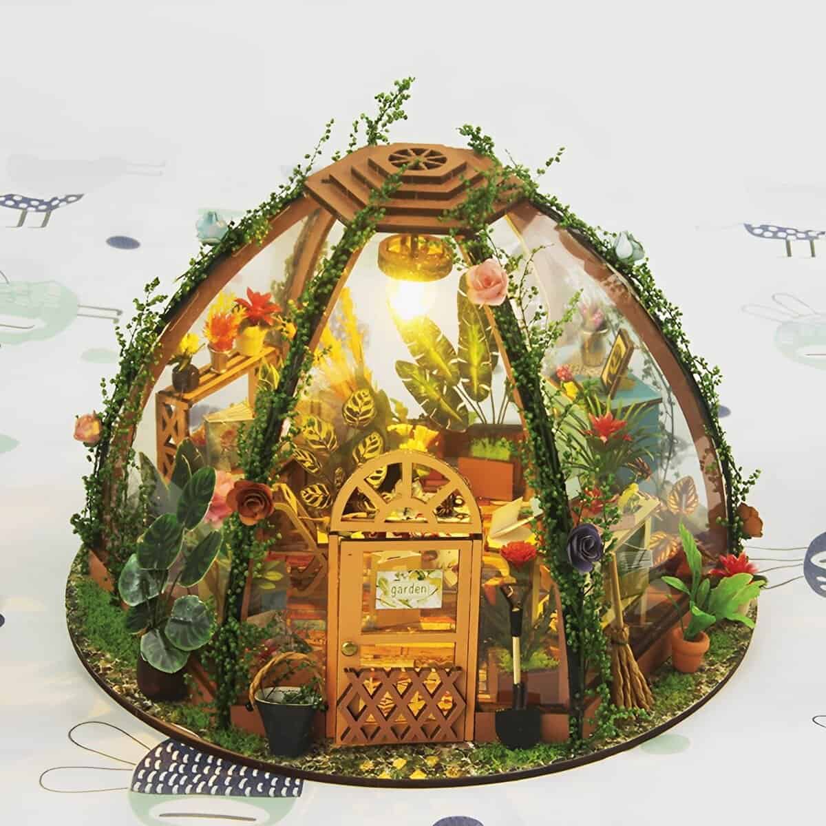 Maquette Jardin de fleurs