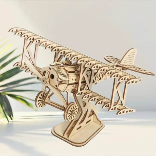 Puzzle 3D Avion en bois