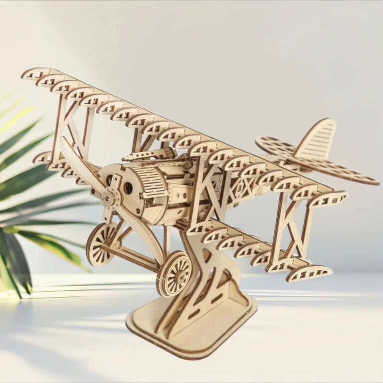 Puzzle 3D Avion en bois