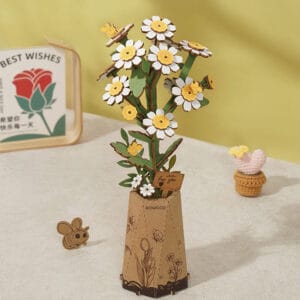 Puzzle 3d en bois Chamomile