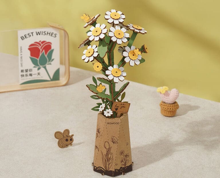 Puzzle 3d en bois Chamomile