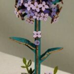 Puzzle 3d en bois Lilas