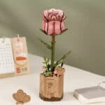 Puzzle 3d en bois Rose