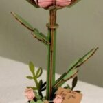 Puzzle 3d en bois Rose