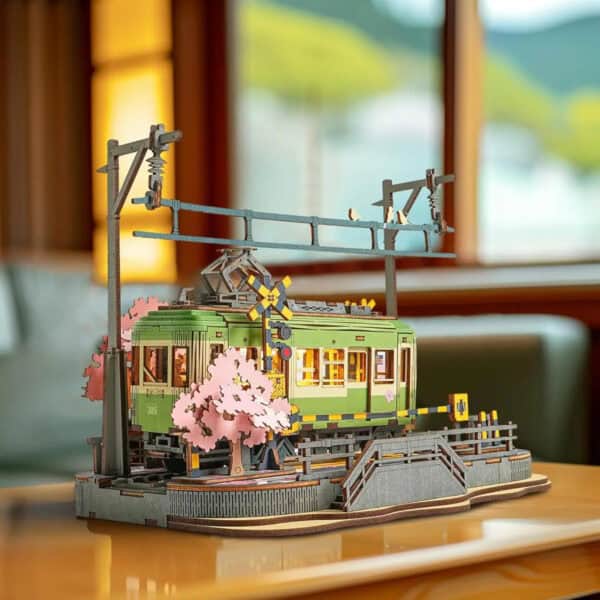 Puzzle 3D en bois Voyage de sakura