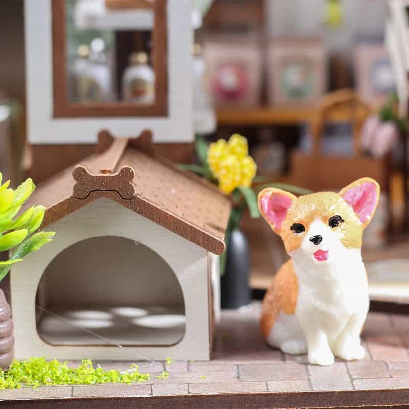 Maquette en bois Animalerie