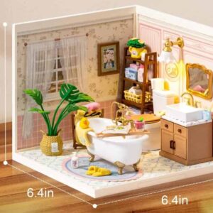 Maquette en bois Salle de bain à bulles