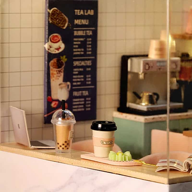 Maquette en bois Laboratoire du thé