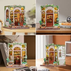 Booknook en bois Librairie Verte