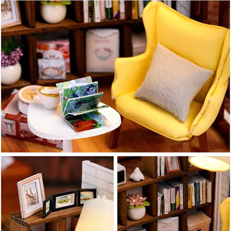 Maquette en bois Moment de détente