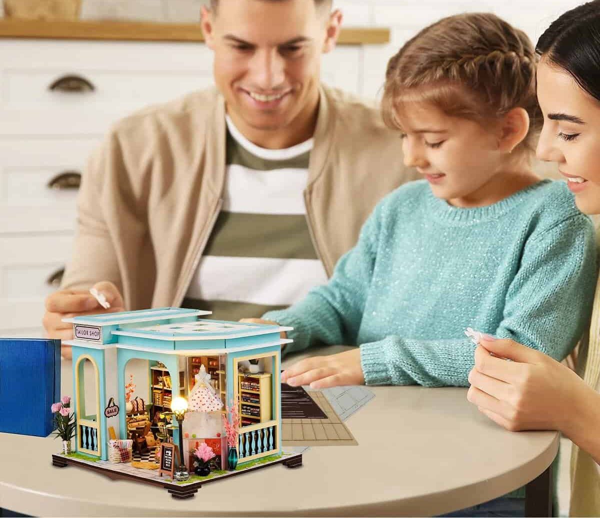 Maquette en bois Boutique de tailleur