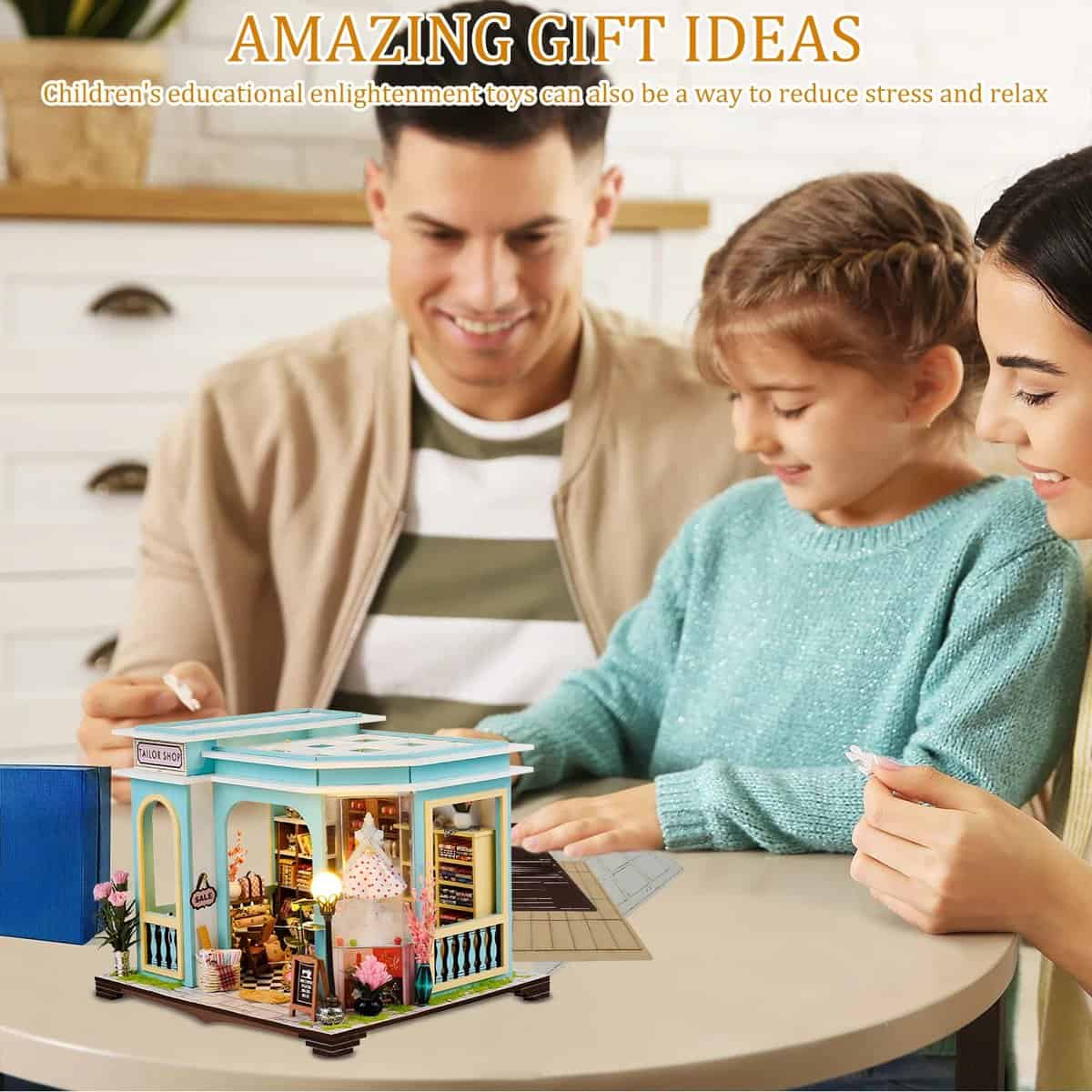 Maquette en bois Boutique de tailleur