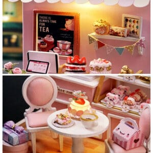 Maquette en bois Conversation sucrée