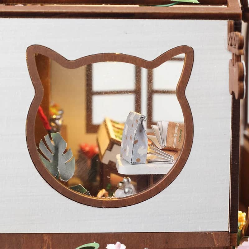 Maquette en bois Animalerie