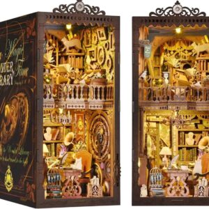 Book Nook La bibliothèque magique du temps des merveilles