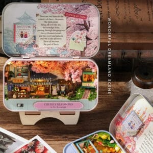 Maquette en boîte Fleur de cerisier