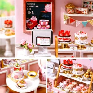 Maquette en bois Conversation sucrée