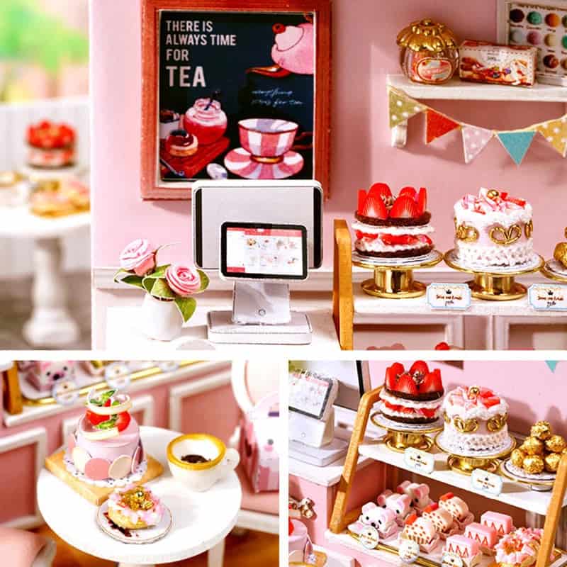 Maquette en bois Conversation sucrée