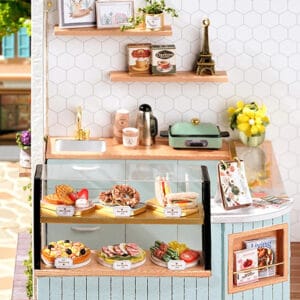 Maquette en bois Restaurant Vie Souriante