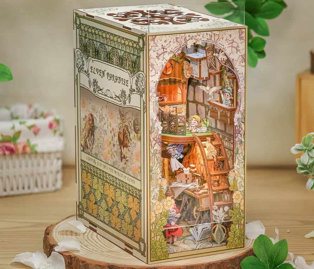 Book Nook Paradis elfique