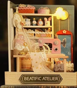 Maquette en bois Atelier béatifique