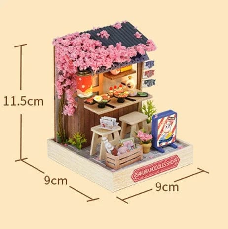 Maquette en bois Magasin de nouilles Sakura