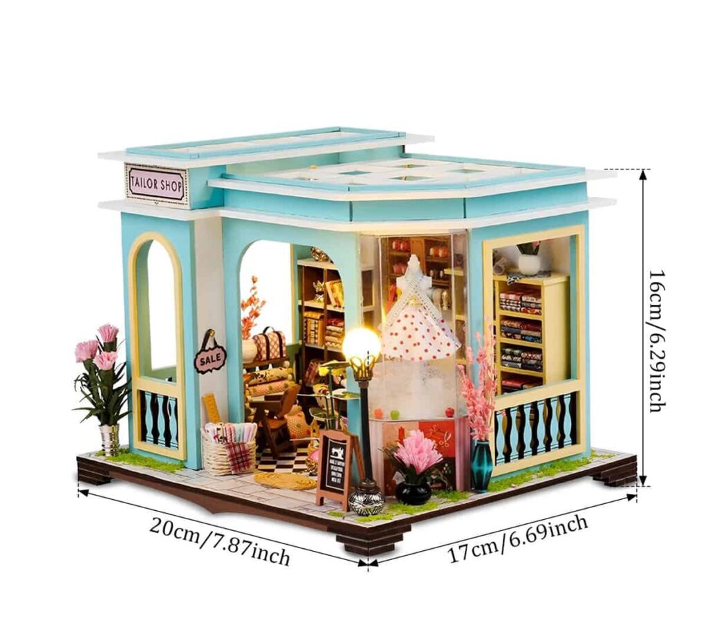 Maquette en bois Boutique de tailleur