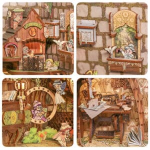 Book Nook Paradis elfique