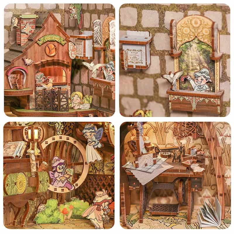 Book Nook Paradis elfique