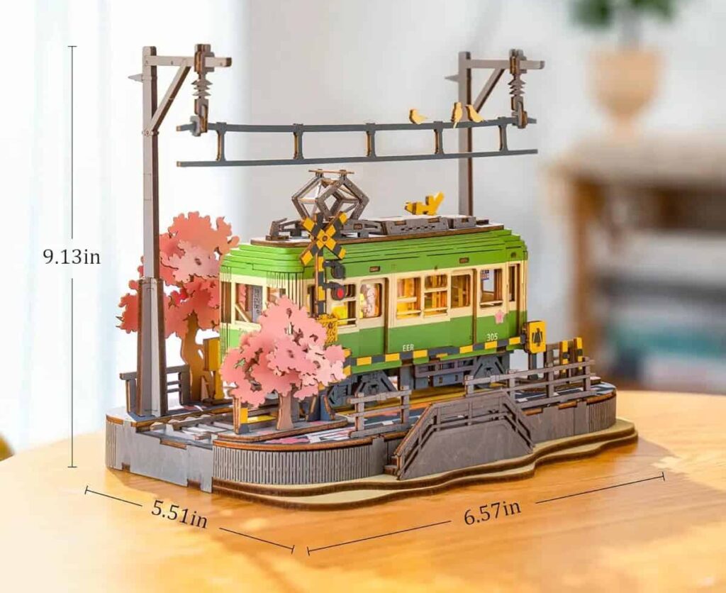 Puzzle 3D en bois Voyage de sakura