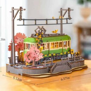 Puzzle 3D en bois Voyage de sakura