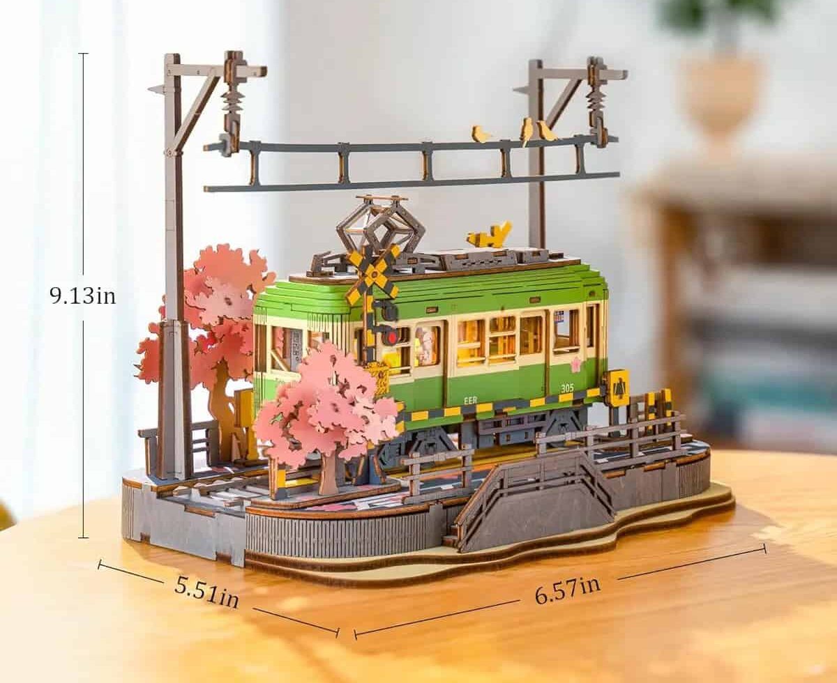 Puzzle 3D en bois Voyage de sakura